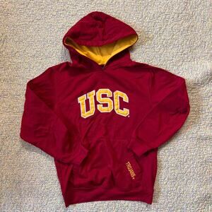 USC HOODED PULLOVER SIZE 12/14 Y